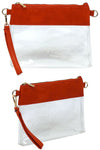 See Thru Transparent Clutch Crossbody Bag