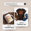 Thankful, Grateful, Blessed T-Shirt & Mug Set, Gift Set