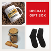Upscale Box - Mug, Socks or Hat & Glove, Coffee